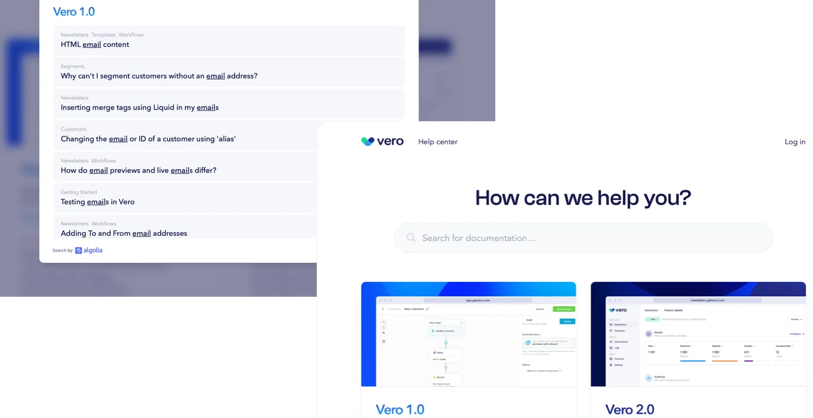 Help Center redesign